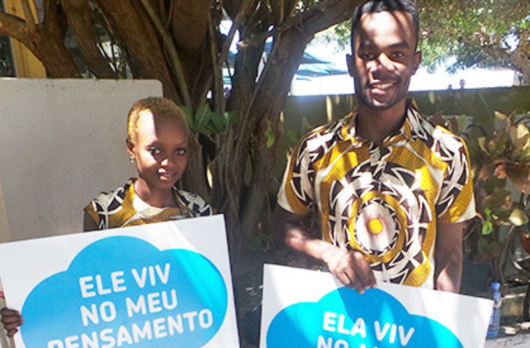 VIV O Amor a 3 Dimensões nas ruas de Maputo. 26-02-2015